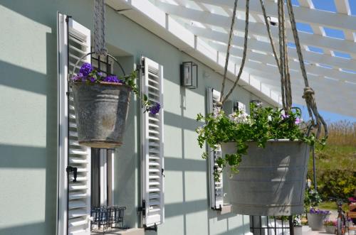 Balkón nebo terasa v ubytování B&B Le Col-vert