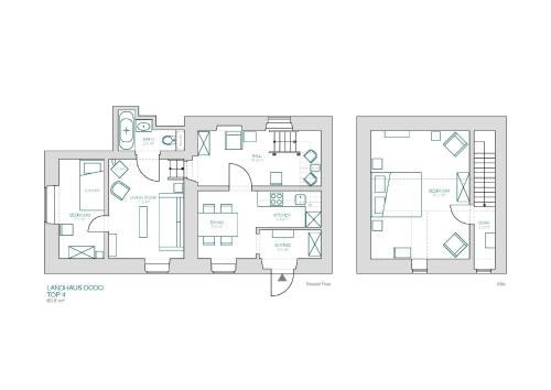 Landhaus Dodoの見取り図または間取り図