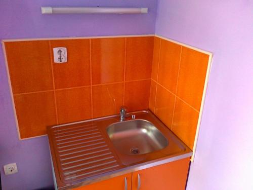 Koupelna v ubytování Hostel M