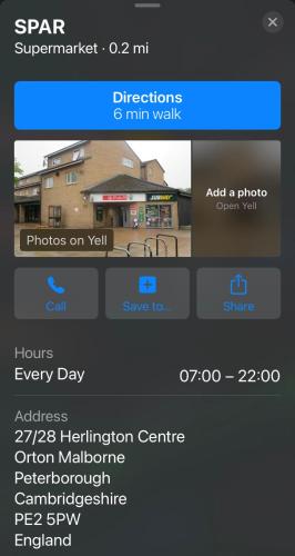 a screenshot of a cell phone screen with a photo upload at Quiet, spacious double bedroom! in Peterborough