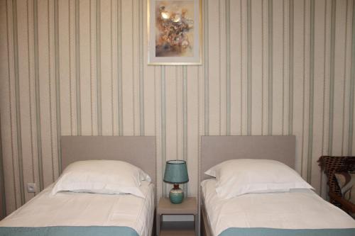 Postel nebo postele na pokoji v ubytování Guest House Old Tiflis 5