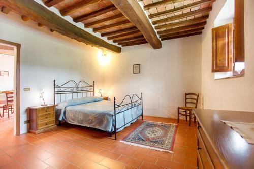 Krevet ili kreveti u jedinici u okviru objekta Agriturismo La Sosta di Annibale