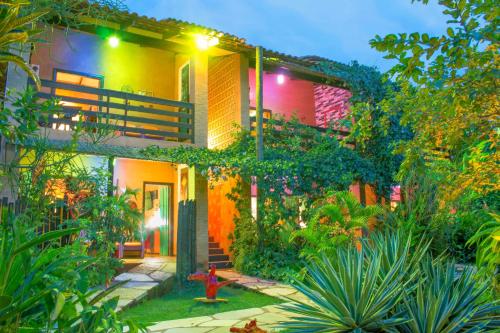 Zahrada ubytování Casa de Frida Pousada Galeria