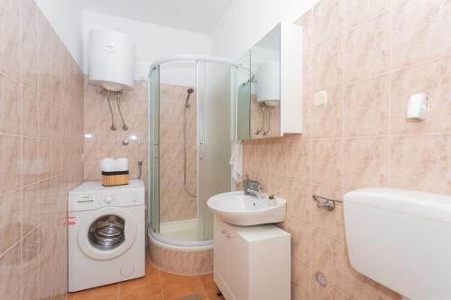 Kúpeľňa v ubytovaní Downtown apartment Danica