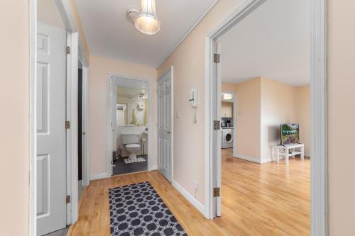 an open hallway with a toilet in a room at Suites by Rehoboth - 23 Thames View - Upper - Woolwich in London