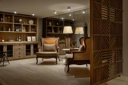 Χώρος καθιστικού στο Paradise Cove Boutique Hotel (Adults Only)