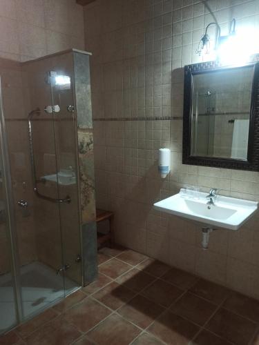 Ein Badezimmer in der Unterkunft CASTILLO DE LUNA