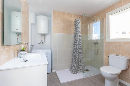 Ένα μπάνιο στο Apartments Playa