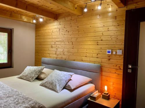 Ένα ή περισσότερα κρεβάτια σε δωμάτιο στο Grand Spa Holiday Home
