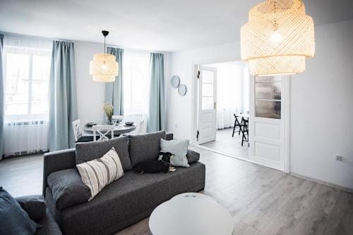 Χώρος καθιστικού στο Apartament Monopoli
