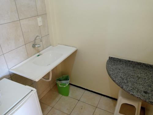 Koupelna v ubytování Pousada Aconchego