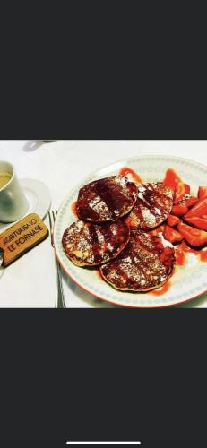 Comida en la estancia rural o alrededores
