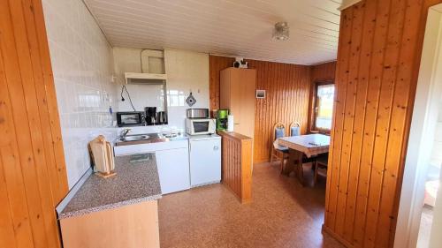 Dapur atau dapur kecil di Ferienwohnungen an der Muehle Fami