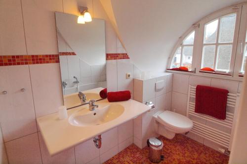 Ein Badezimmer in der Unterkunft Ferienhaus Nanni