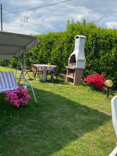 Zahrada ubytování Ritratto sul Lago