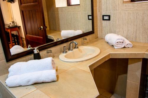 Koupelna v ubytování Hotel Samanapaq