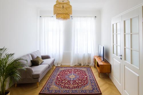 Χώρος καθιστικού στο Prorsus Design Apartments