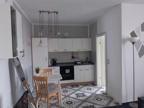Dapur atau dapur kecil di Residenz am Peeneplatz