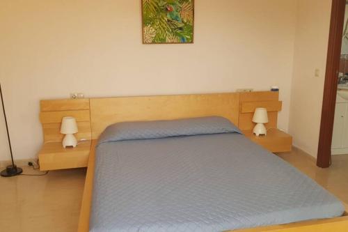 Postel nebo postele na pokoji v ubytování Villa MIAMI PLAYA EN ESPAGNE