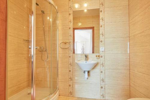 Et badeværelse på Villa Marzenie