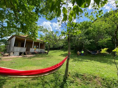 Zahrada ubytování Sveri Adventure Camp