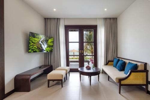 Posezení v ubytování Hoan My Resort - Ninh Chu