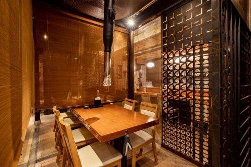 A restaurant or other place to eat at Kanazawa Central Hotel