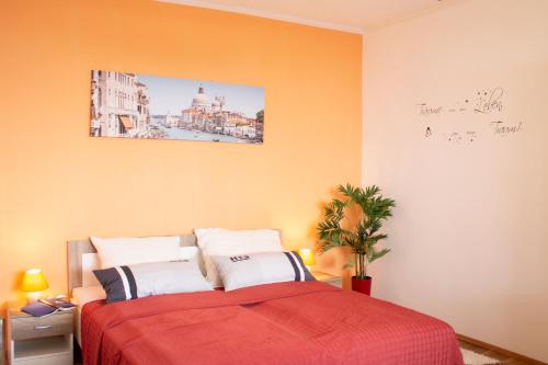 Posteľ alebo postele v izbe v ubytovaní Ferienwohnung Casa Flora