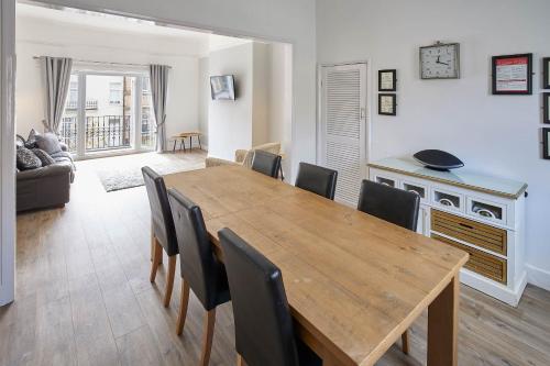 Dining area at the apartment 