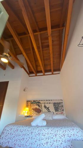 Postel nebo postele na pokoji v ubytování Casa La Espartería de la Corredera