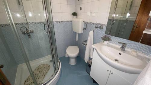 A bathroom at Makarska Apartment Marijo