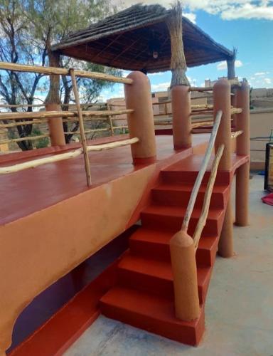 Balkón nebo terasa v ubytování Kasbah ben Ali
