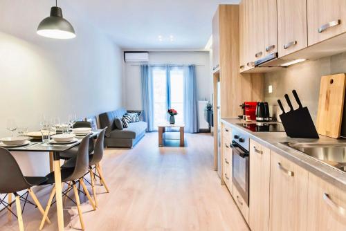 Virtuvė arba virtuvėlė apgyvendinimo įstaigoje #Cappuccino Apt by halu! Apartments