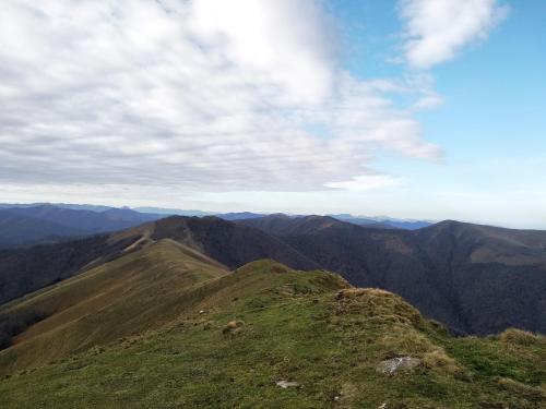 a view from the top of a mountain at GURE-LUR casa rural in Sumbilla