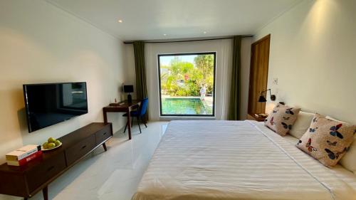 Μια τηλεόραση ή/και κέντρο ψυχαγωγίας στο Coco Beach house