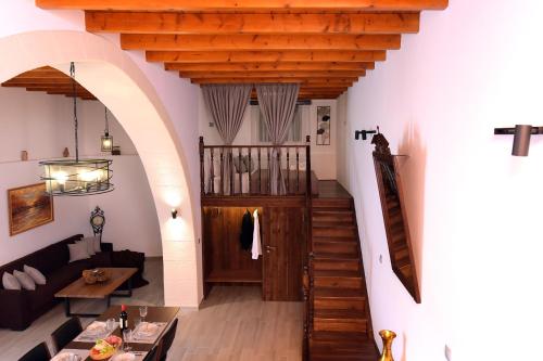 Posteľ alebo postele v izbe v ubytovaní Paraskevi Luxury Apartments
