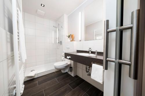 A bathroom at Landgasthof Redeker