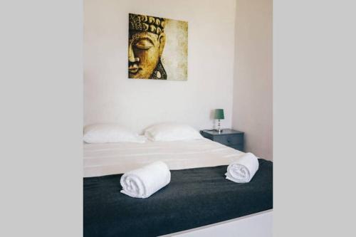 Postel nebo postele na pokoji v ubytování Quinta do Pica-Pau Amarelo