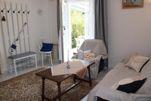 Voodi või voodid majutusasutuse Centrum Apartman toas