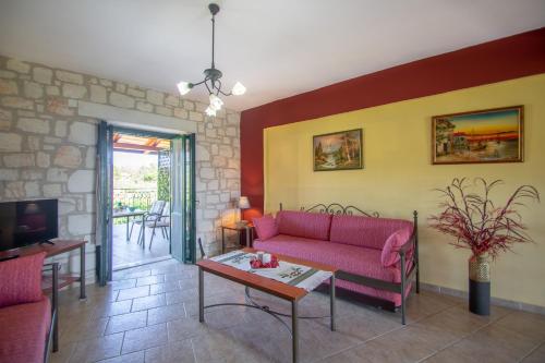 Μια τηλεόραση ή/και κέντρο ψυχαγωγίας στο Ammos Villas