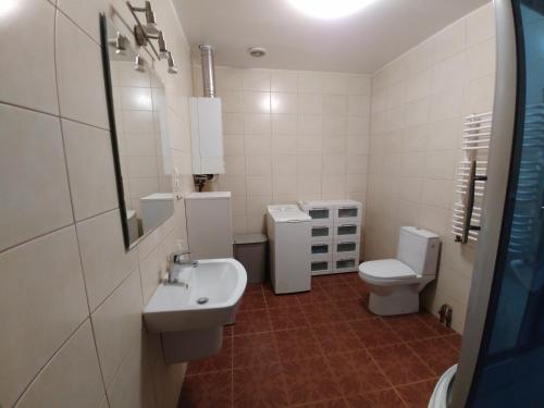 Ένα μπάνιο στο Apartament Helenka