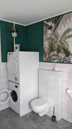 Koupelna v ubytování Ferienwohnung Kern Hitzacker