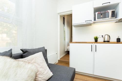 Η κουζίνα ή μικρή κουζίνα στο EasyRentals Central Tallinn Apartments by Tallinn University