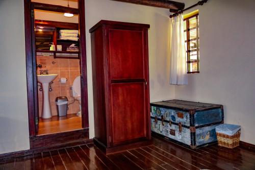 Vonios kambarys apgyvendinimo įstaigoje Hacienda San Isidro De Iltaqui