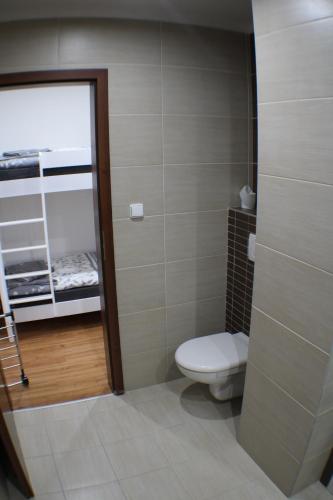 Kúpeľňa v ubytovaní Apartmán KUBO