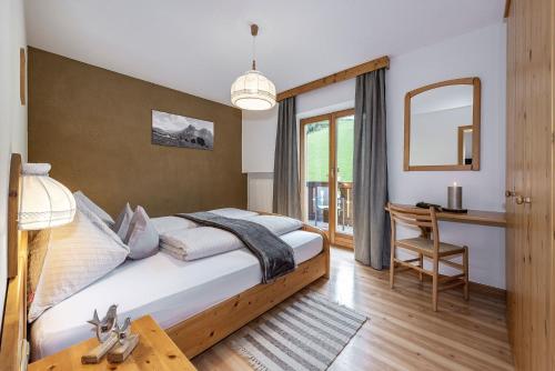 Postel nebo postele na pokoji v ubytování Treffhof