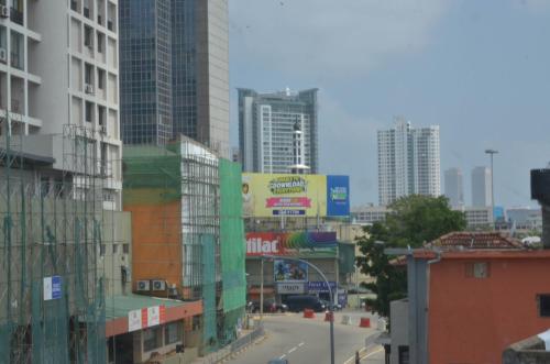 Linna Colombo üldine vaade või majutusasutusest Backpack Lanka pildistatud vaade