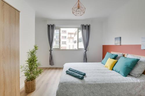 Krevet ili kreveti u jedinici u objektu Magnifique T5 (12pers) 129m²-Climatisé-Vieux-Port