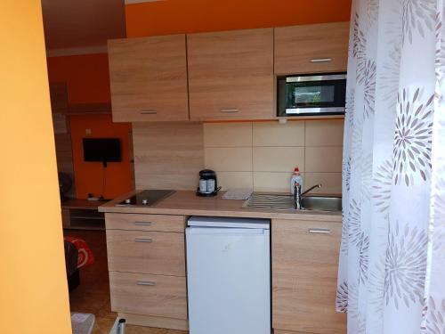 Virtuvė arba virtuvėlė apgyvendinimo įstaigoje Napsugár Villa "A"