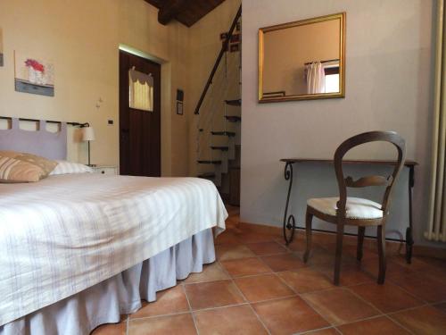 Katil atau katil-katil dalam bilik di Il Picco